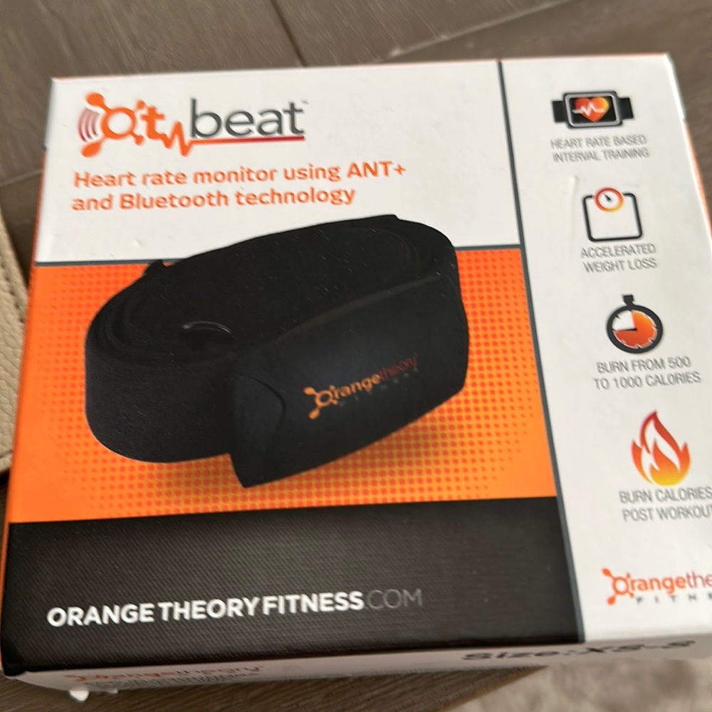 Orange Theory Heart Bluetooth technology heart rate monitor